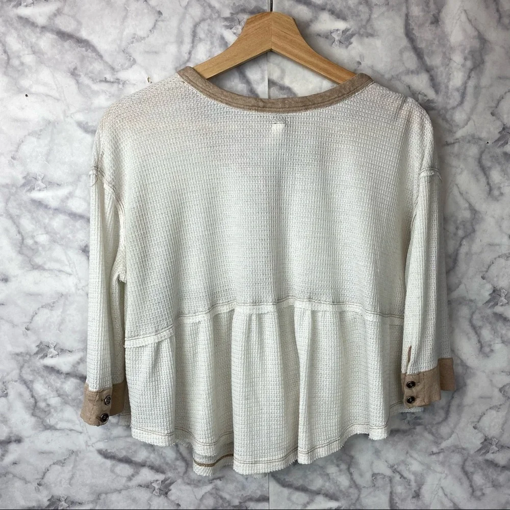 Free People We The Free Cropped Thermal Top